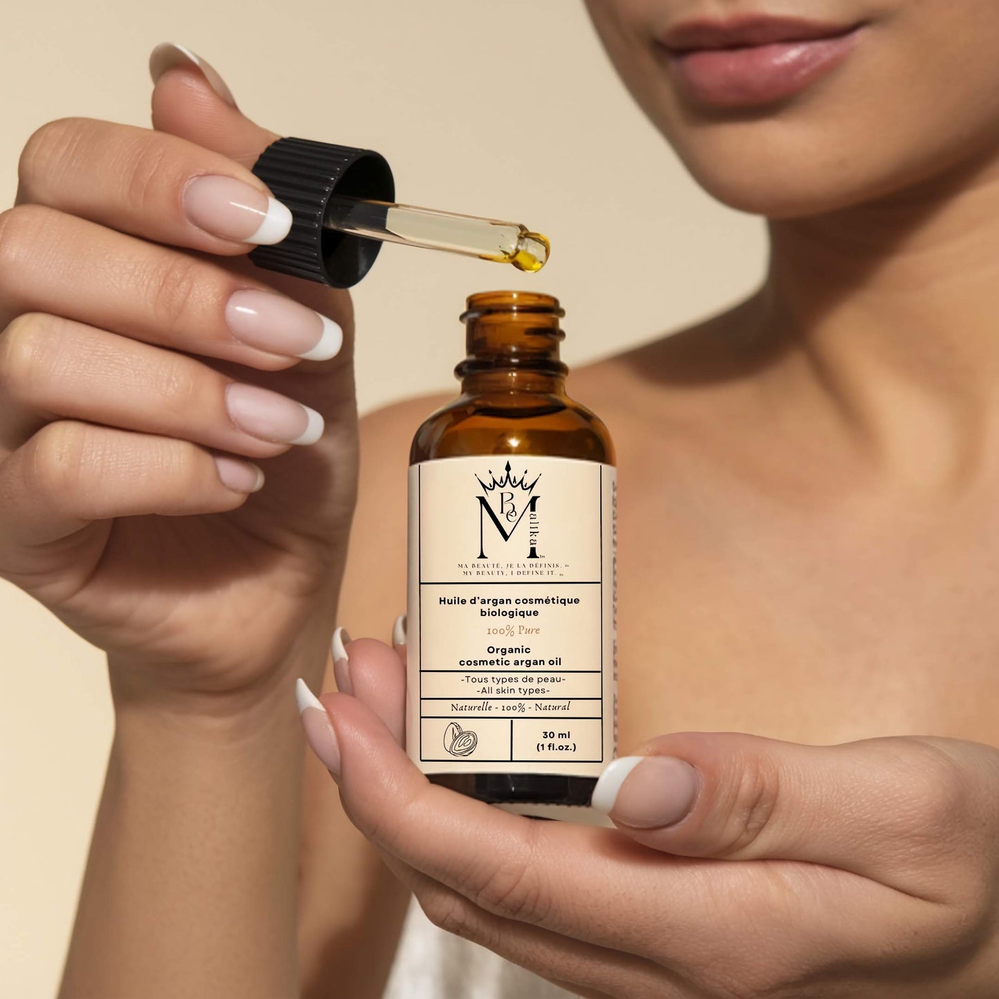 Huile d'argan cosmétique biologique